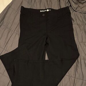 Betabrand Black Straight Leg Pants